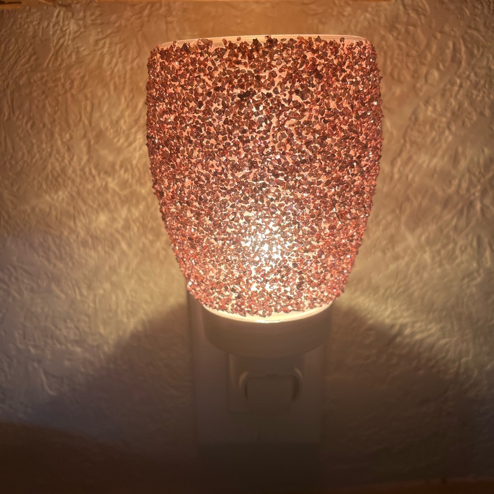 Scentsy Rose Gold Glitter Warmer